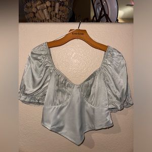 Sophie Rue Satin Crop Top